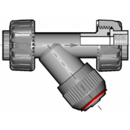 Фильтр сетчатый ПВХ резьбовой DN20 EPDM FIP 3/4